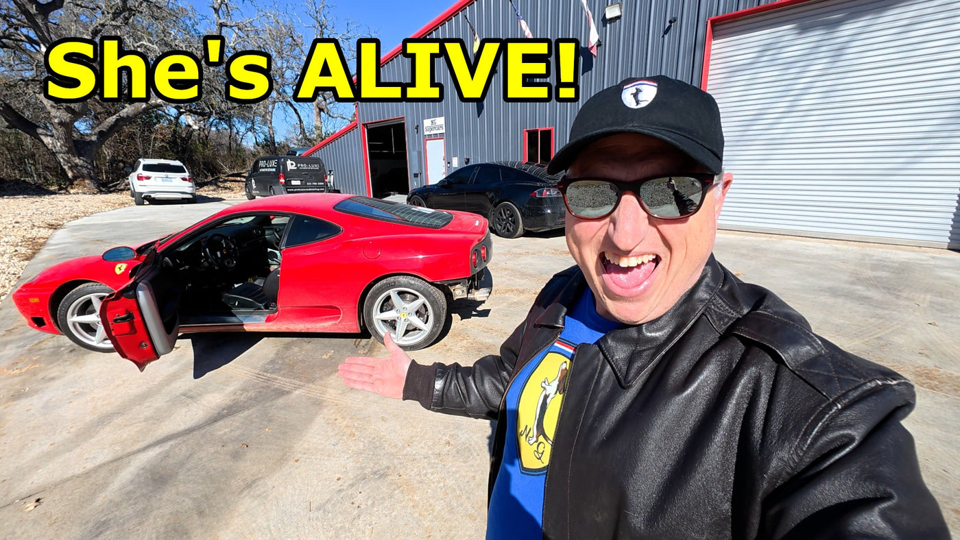 Flood Salvage Ferrari 360 is Resurrected from the Dead! Plus HUGE News!