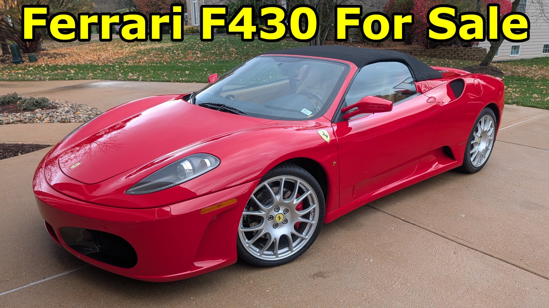 Ultra Clean 2007 Ferrari F430 Spider For Sale on Remote Consignment