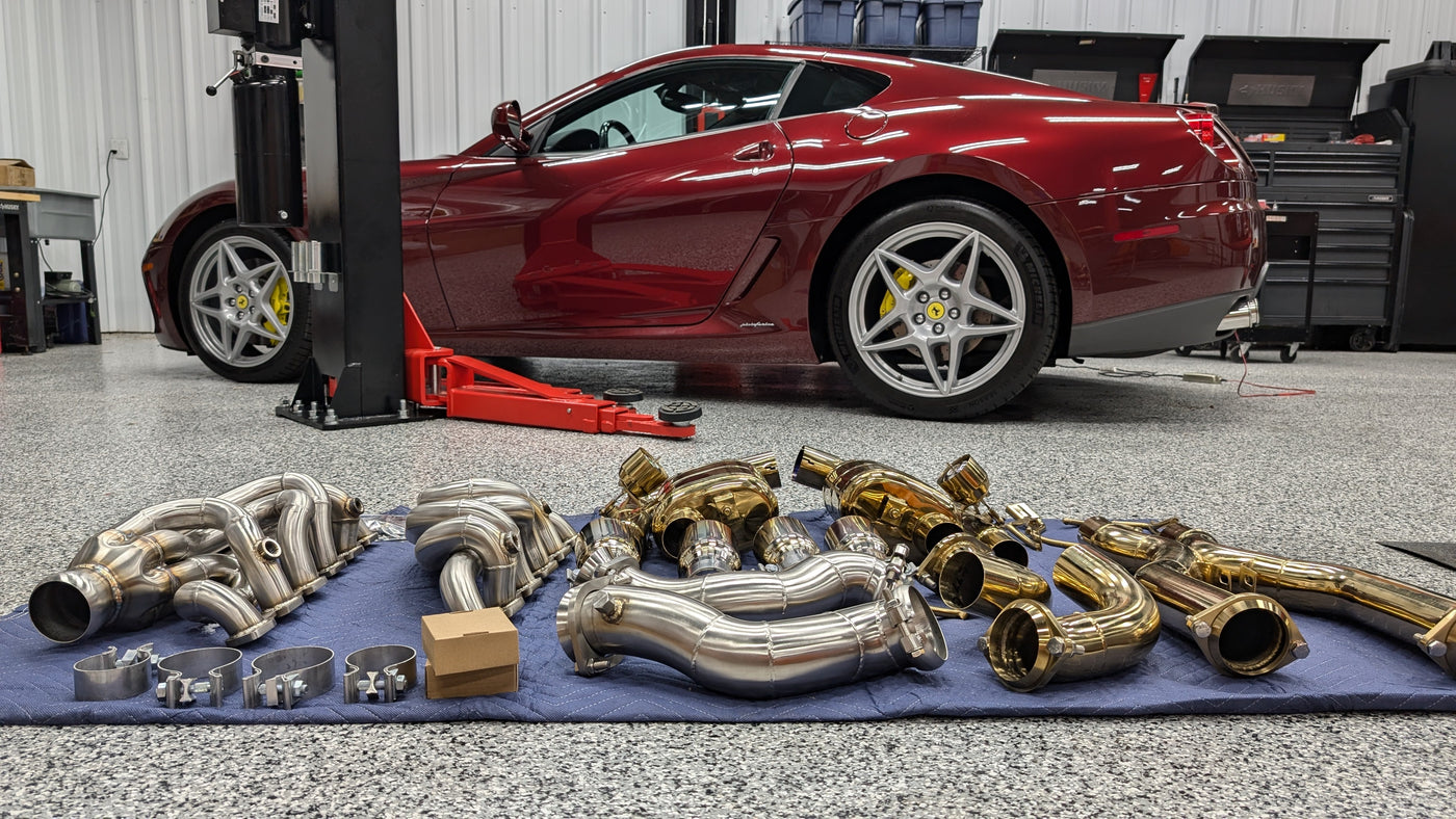 Ferrari Exhaust Sound Perfection - Raw Ferrari 599 Exhaust Sound with Valvetronic 6 in 1 Headers