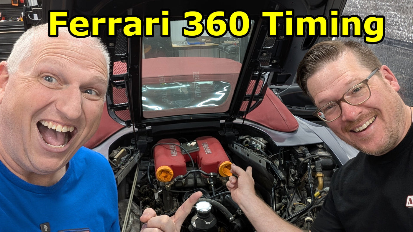 How to Set TDC and Degree In the INTAKE Camshafts on a Ferrari 360 Featuring AutoTechNick