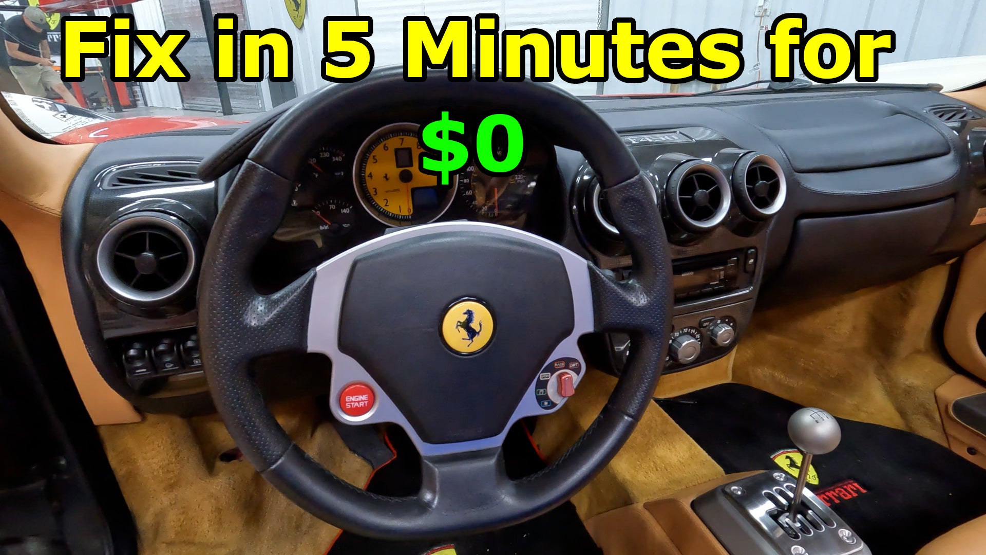 Fixing the Dead Spot on a Ferrari F430 Steering Wheel – Normal Guy Supercar