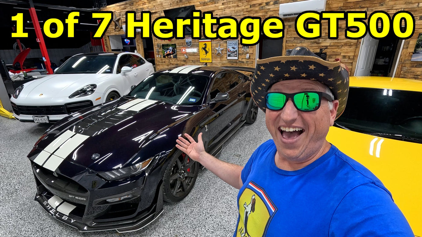 Very Rare Double Golden Ticket Mustang GT500 in Mischievous Purple For Sale