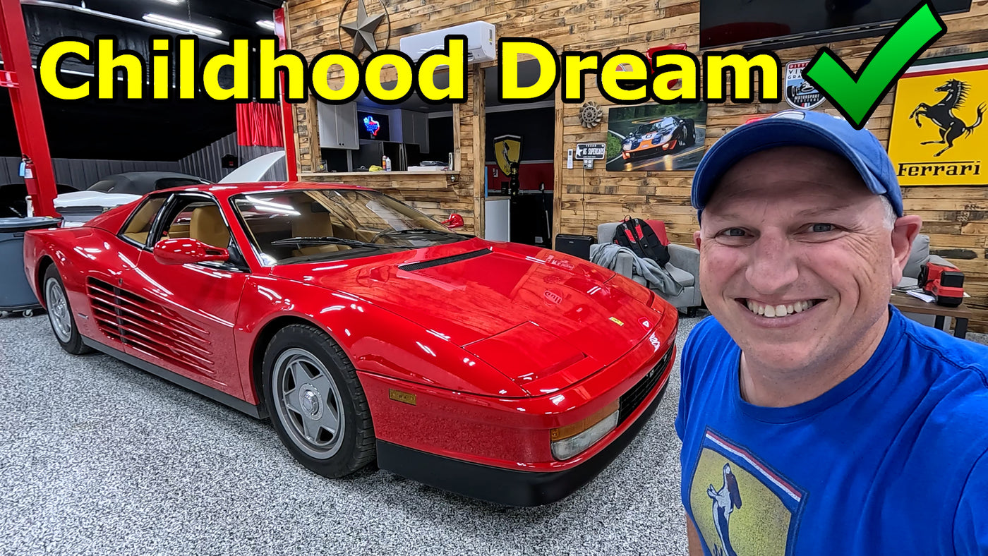 The Poster Car on Your Bedroom Wall - 1987 Ferrari Testarossa