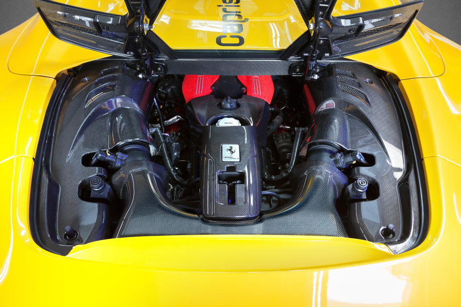 Ferrari 488 GTS / Pista Spider - Carbon Fiber Engine Side Covers
