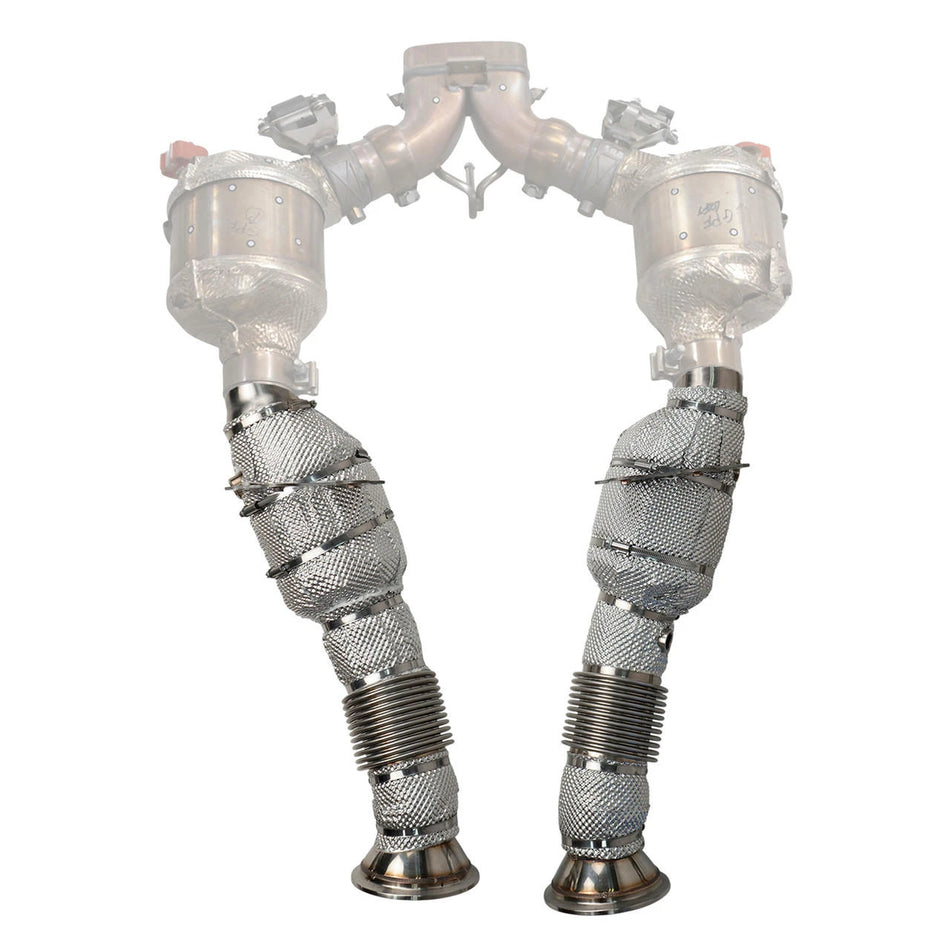 Fabspeed Ferrari 296 GTS / GTB  and SPIDER HJS German Sport Catalytic Converters (2023+)
