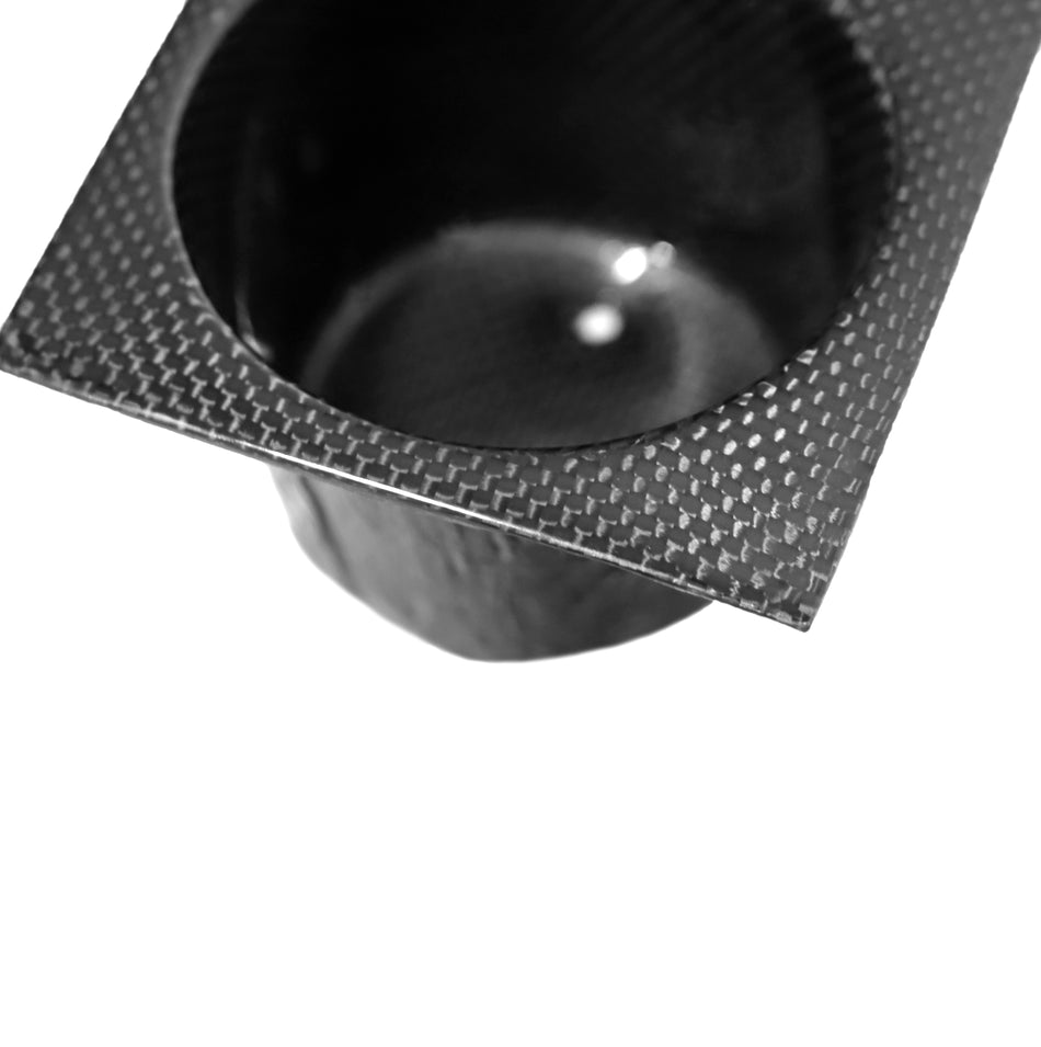 Carbon Fiber Cup Holder Insert - Fits Ferrari F355 - 360 - F430