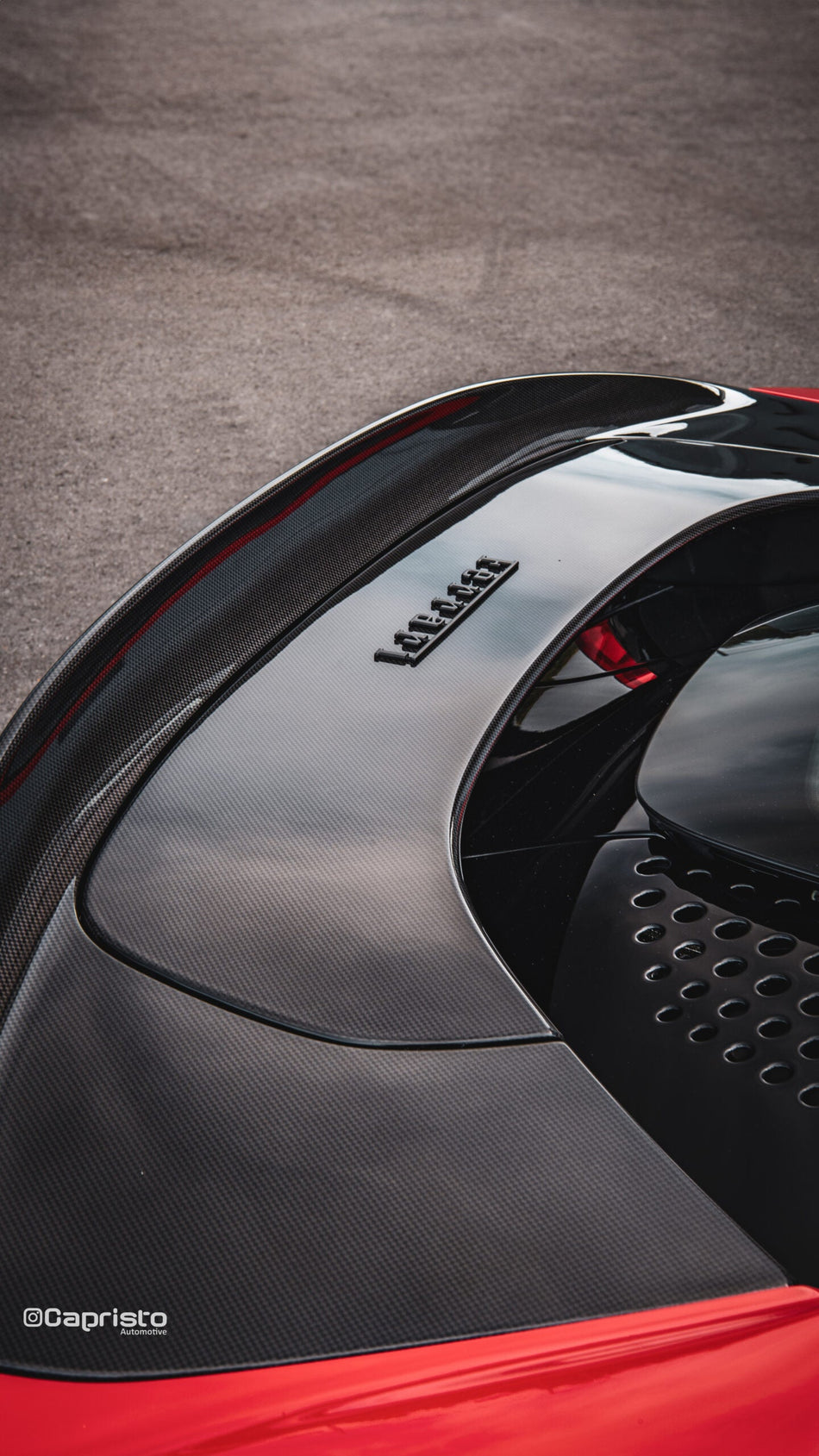 Ferrari SF90 - Carbon Fiber Rear Spoiler