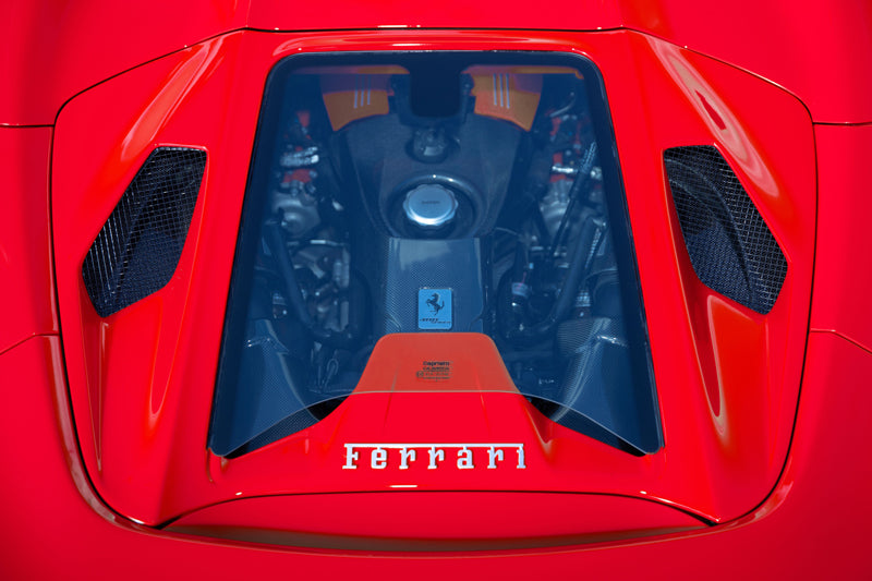 Ferrari 488GTS/Pista - Carbon Fiber + Glass Bonnet (Design S)