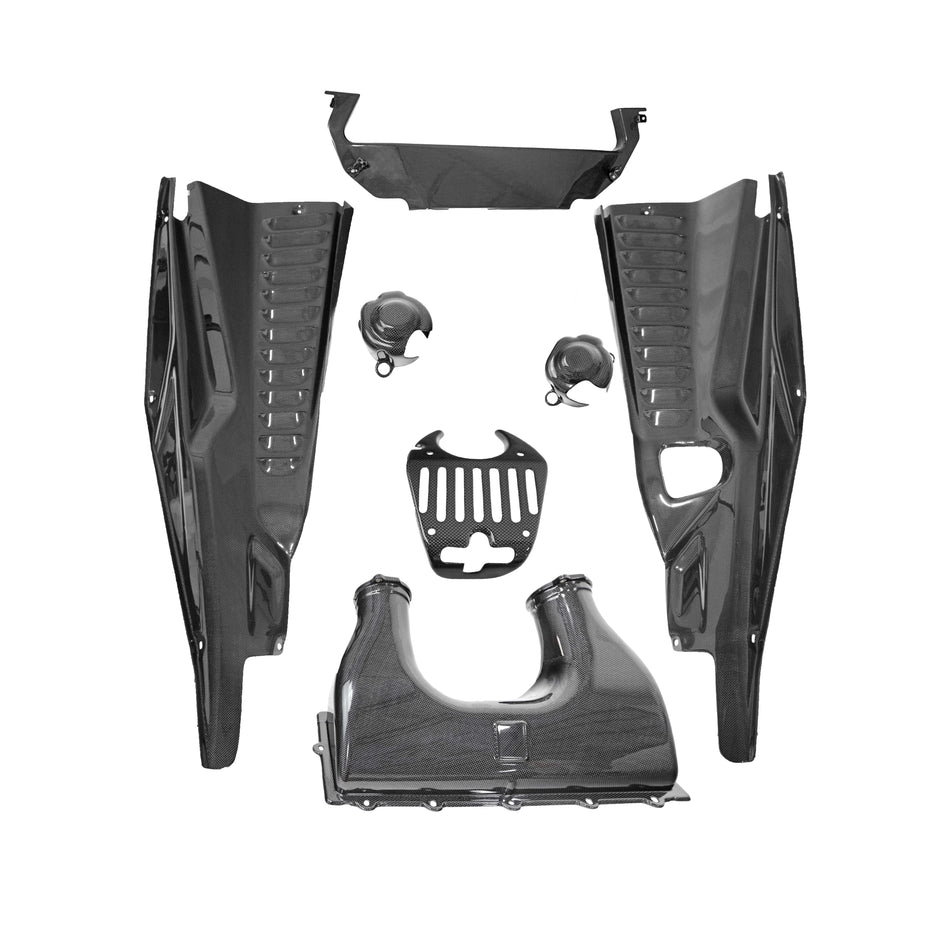 7 Piece Engine Bay Set - Fits Ferrari 458 Italia