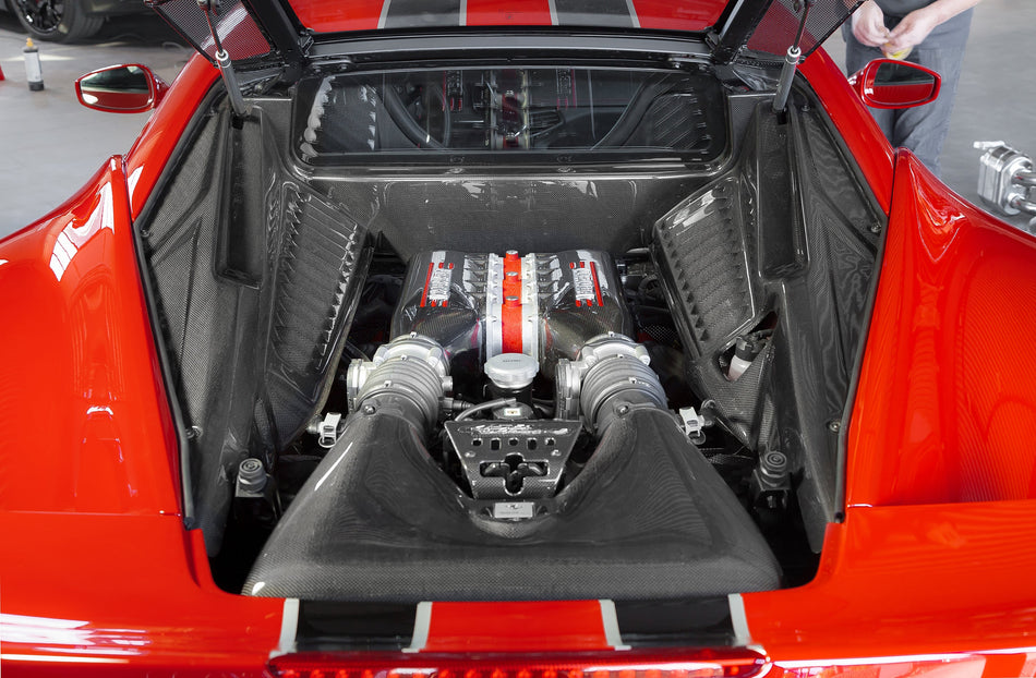 Ferrari 458 Italia - Carbon Fiber Lock Cover