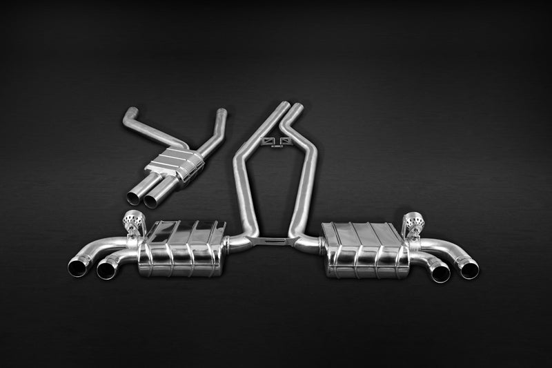 Porsche 958 Cayenne V8 Induction - ECE Valved Exhaust w Mid-Pipes (CES3)