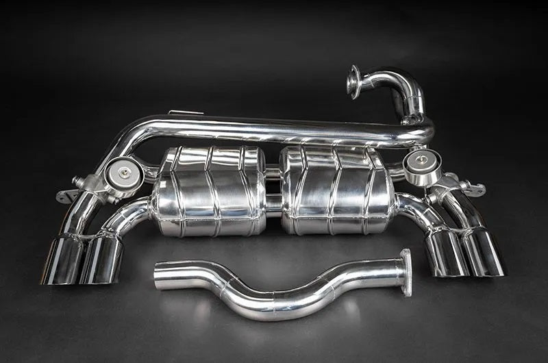 Ferrari 328 GTB/S (USA Catted) - X-Pipe Valved Exhaust + Cat Spare (CES3)