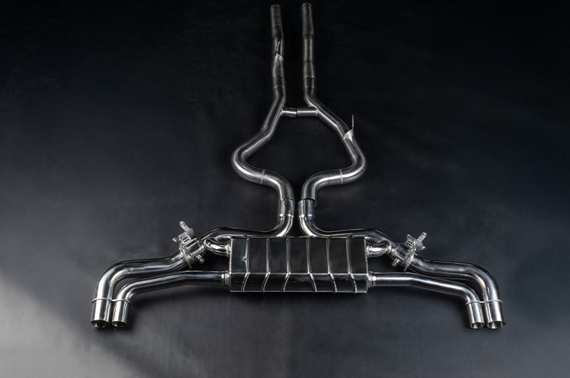 Audi RSQ3 - ECE Valved Exhaust + MidPipes for OEM Tips (OE Actuators)