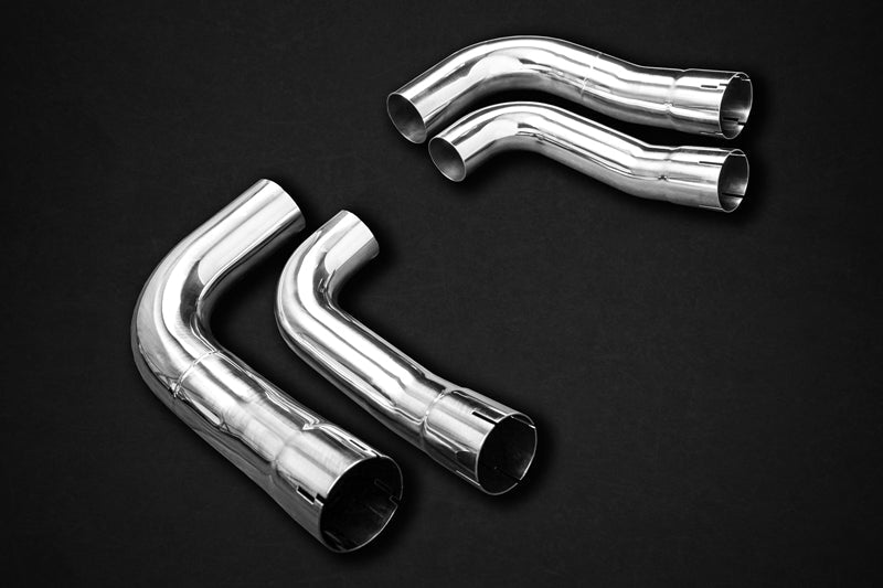 Audi RSQ8 - Valved Exhaust + MidSilencer Spare - OEM Tips (OE Actuators)