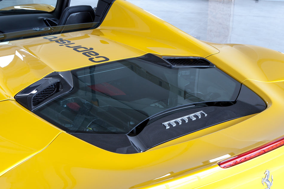 Ferrari 488 GTS/Pista - Carbon Fiber + Glass Bonnet