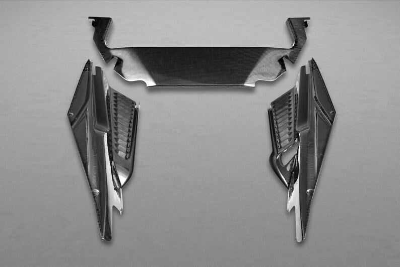 Capristo Ferrari 458 Italia Carbon Fiber Engine Compartment Covers