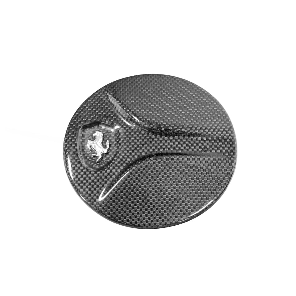 GT Style Fuel Door With Genuine Cavallino - Fits Ferrari 488 - Pista