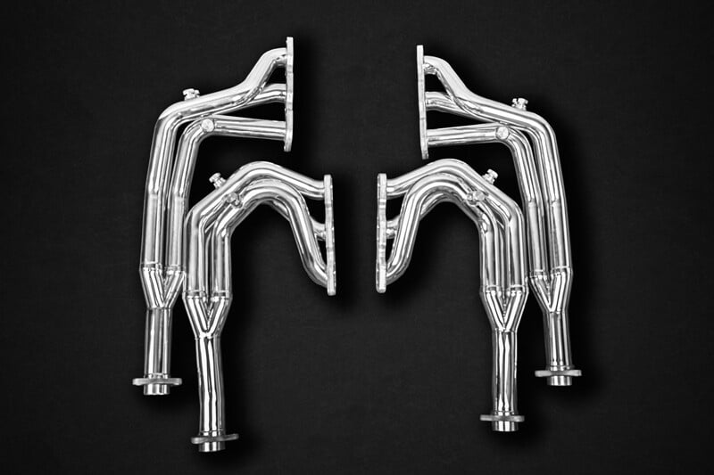 Capristo Ferrari 512/Testarossa Headers/Exhaust Manifolds with PreCat Connector Pipes (EU Spec)