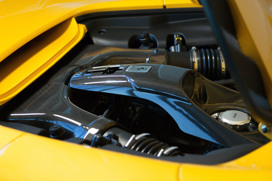 Ferrari 488/F8 - Carbon Fiber Lock Cover