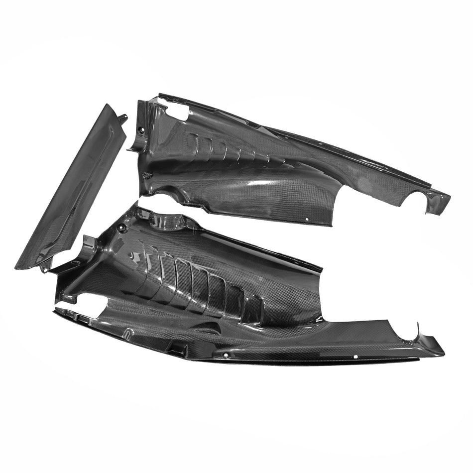 Coupe 3 Piece Engine Bay Panels - Fits Ferrari 488 GTB - Pista - F8