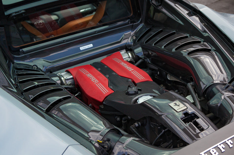 Ferrari 488 GTB/Pista - Carbon Fiber Engine Side Covers