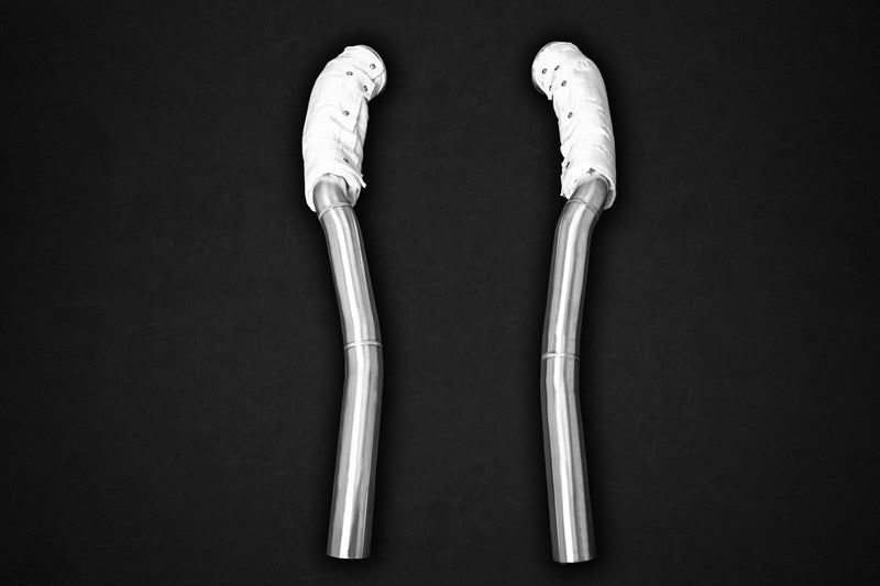 Ferrari F12/812 Superfast - Cat Spare Downpipes + Heat Protection