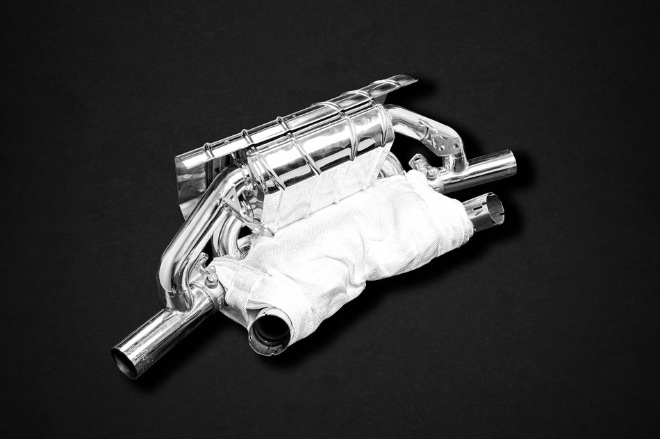 Ferrari F50 - Full Exhaust: Headers, Cat Spare, and X Pipe Muffler + Remote