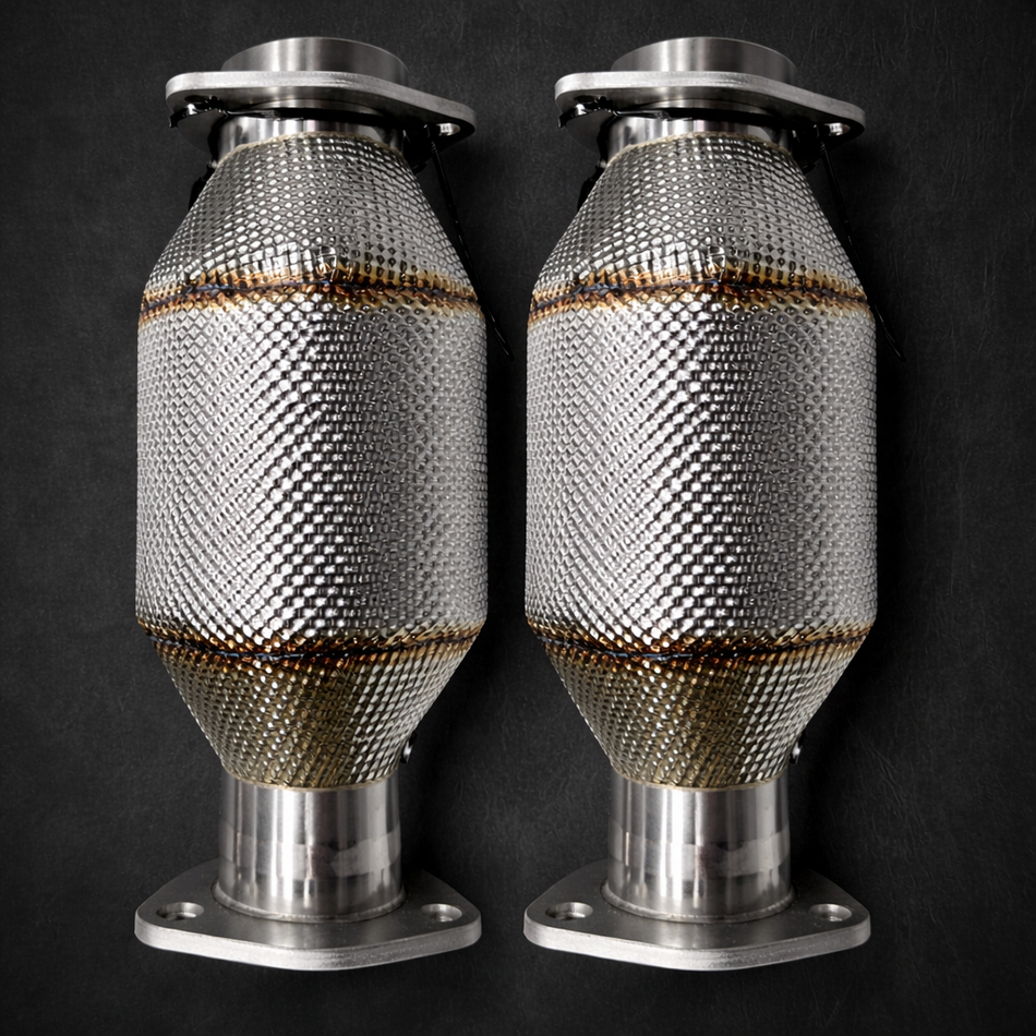 Ferrari 512/Testarossa - Sport Secondary Cats + Heat Shields