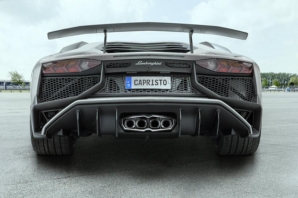 Lamborghini Aventador LP750 SV - Valved Exhaust + Carbon/Stainless Frame
