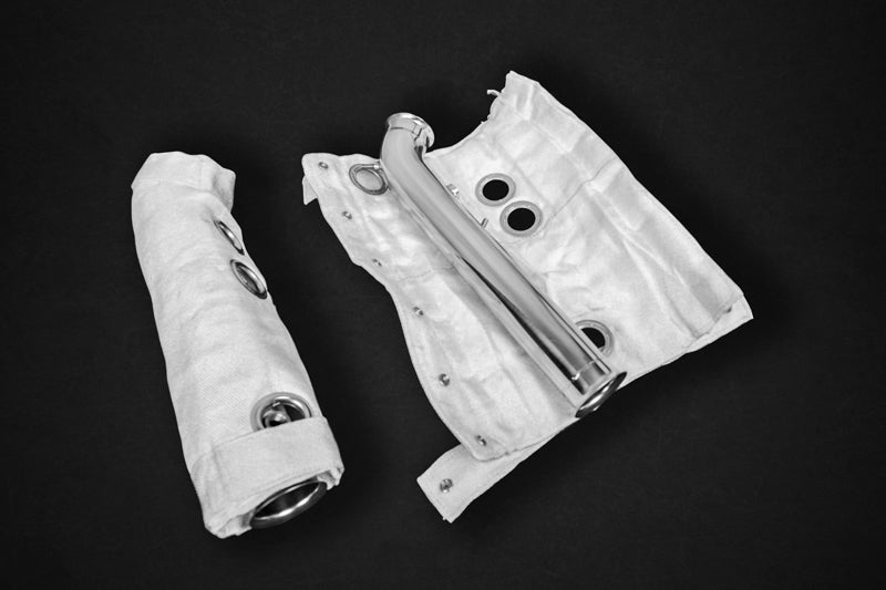 Lamborghini Murcielago LP580 - Primary Cat Spare Pipes + Heat Protection