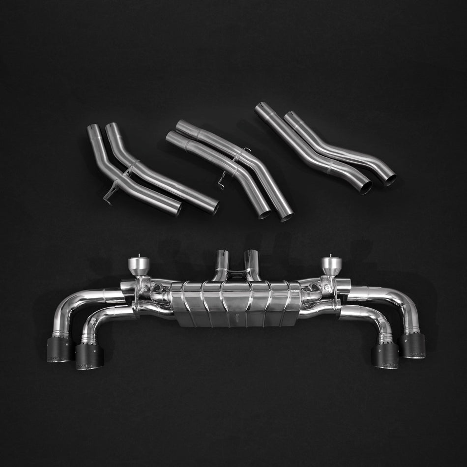 Lamborghini Urus/S - Valved Exhaust, MidSilencer Spare & Capristo Tips (OE Actuators)