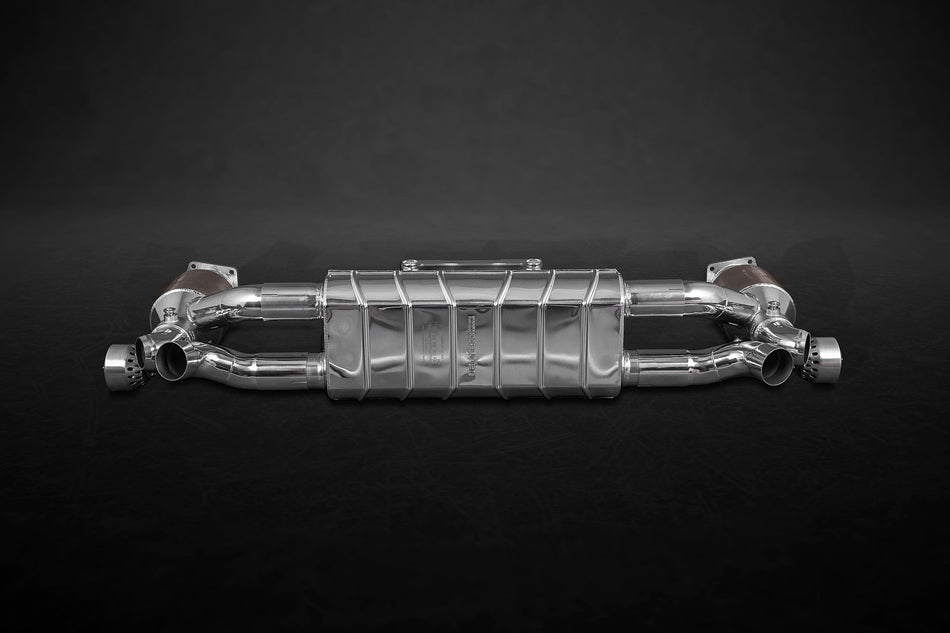 Porsche 991.1/2 Turbo/S - Valved Exhaust + 250 Cell Sport Cats (CES3)