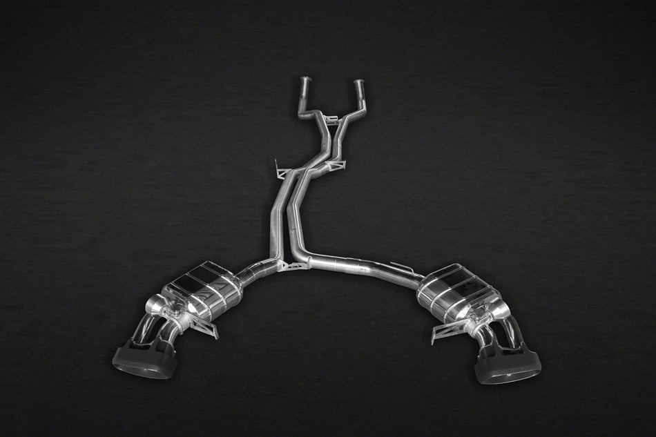 Porsche 95B Macan S/GTS/Turbo - Valved Exhaust w Mid Pipes + Ceramic Tips (CES3)