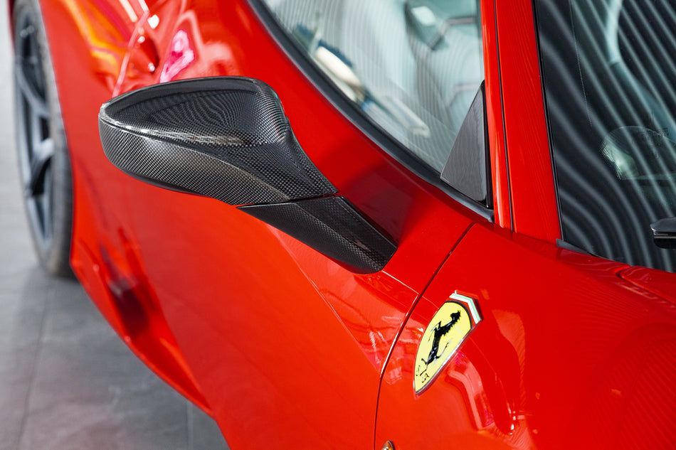 Ferrari 458 - Carbon Fiber Mirror Cases