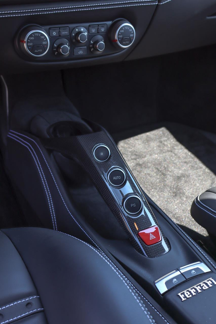 Center Console Shifter Plate - Fits Ferrari 488
