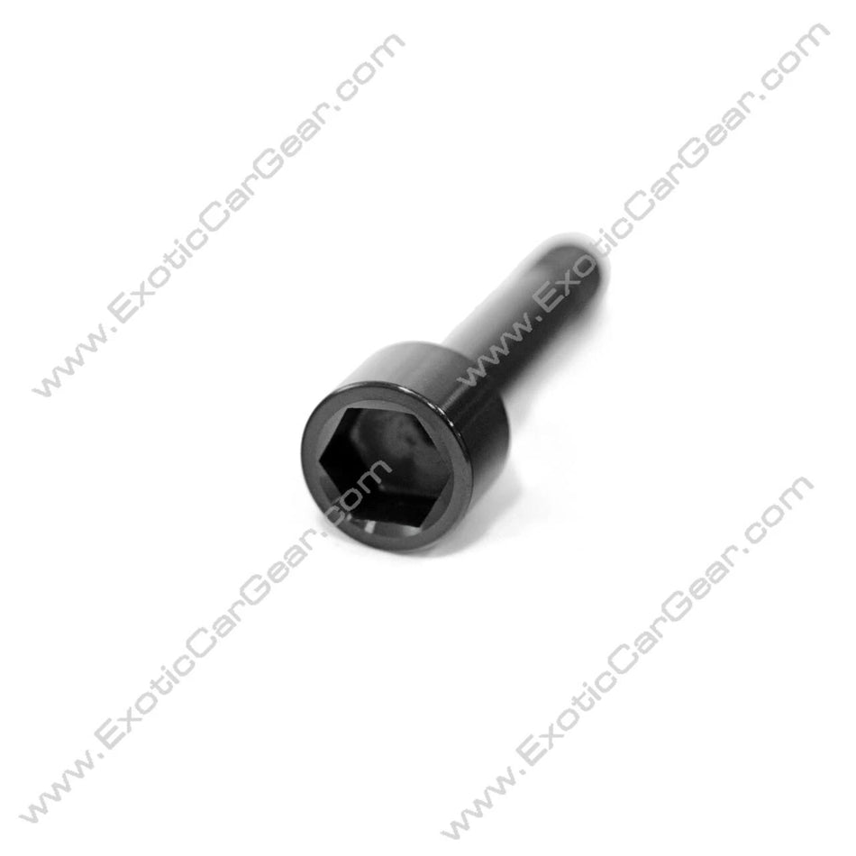 Exotic Car Gear Titanium Wheel Bolts - Fits Ferrari 2 Piece Extended Titanium Wheel Bolts - Black Finish