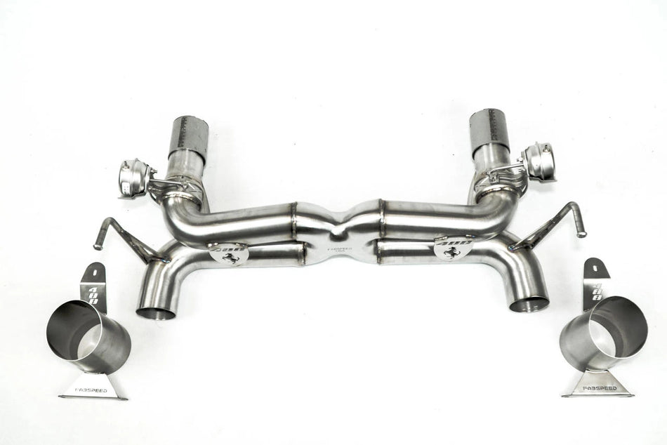 Fabspeed Ferrari 488 Pista Valved Dual Tone Exhaust System