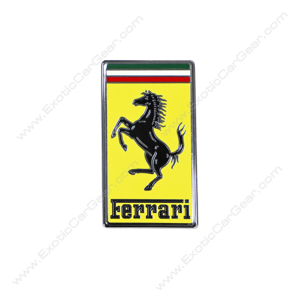 Studded Hood Badge - Fits Ferrari Models