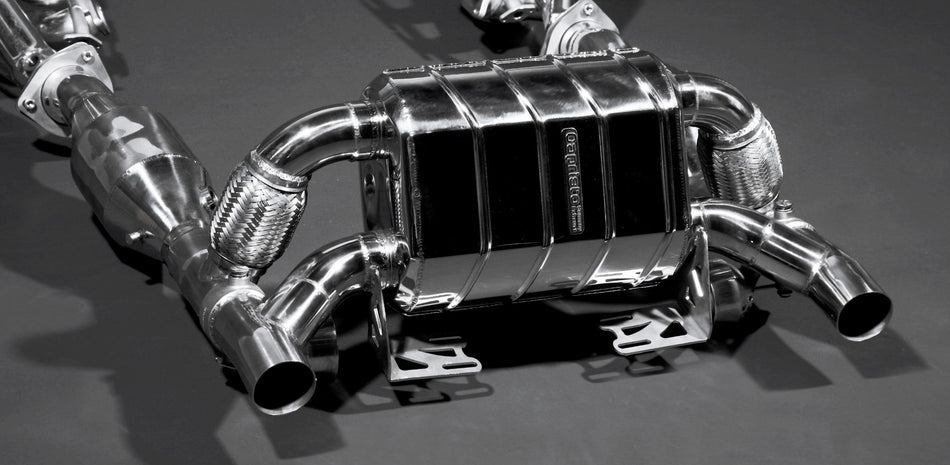 Ferrari F430 Scuderia/16M - Valved Exhaust, Cat Spares + Heat Protection