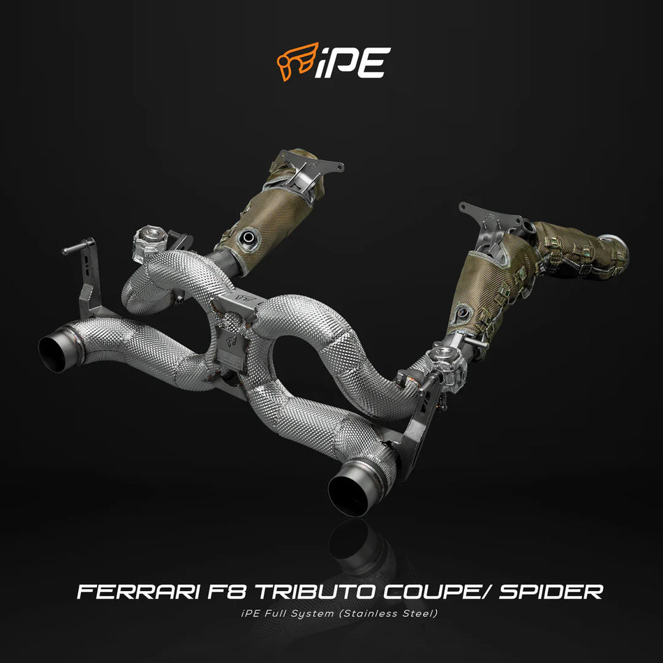 iPE Ferrari F8 Tributo Valvetronic Exhaust (Stainless Steel)