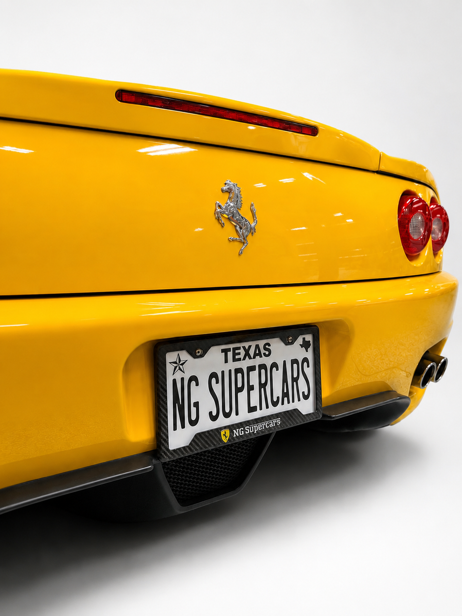 NG Supercars Carbon Fiber License Plate Frame