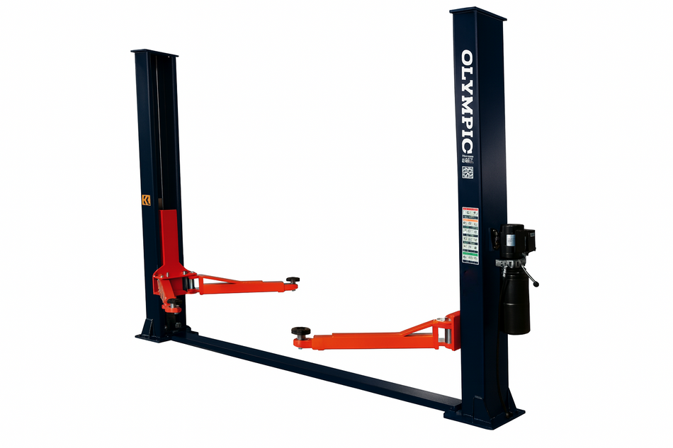 Olympic 2PBP-10 / 2-Post Base Plate Car Lift / 10,000 Lb. Capacity