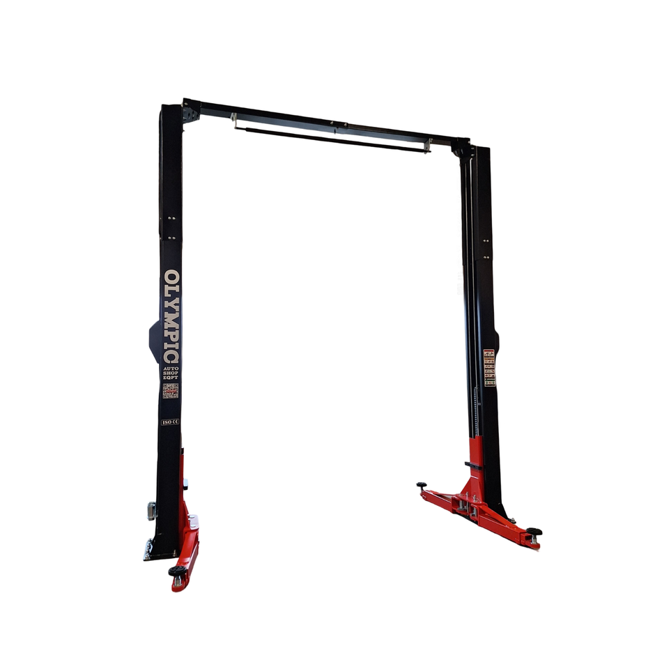 Olympic 2PCFHD-12 / Heavy-Duty Extra-Wide Extra-Tall 2-Post Clear Floor Car Lift / 12,000 Lb. Capacity