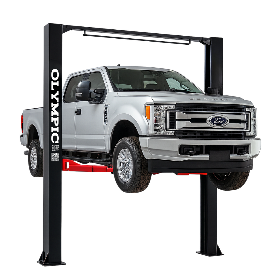 Olympic 2PCFHD-15 / Heavy-Duty 2-Post Clear Floor Vehicle Lift / 15,000 Lb. Capacity