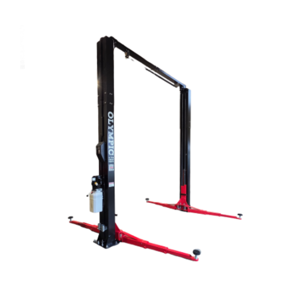 Olympic 2PCFXL-10 / 2-Post Clear Floor Vehicle Lift with 3-Stage Arms / 10,000 Lb. Capacity